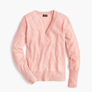 EUC J.Crew Cashmere V-neck fitted sweater AD465